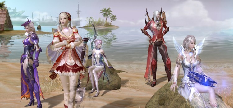 AION九头身高挑天族美少女捏人数据分享