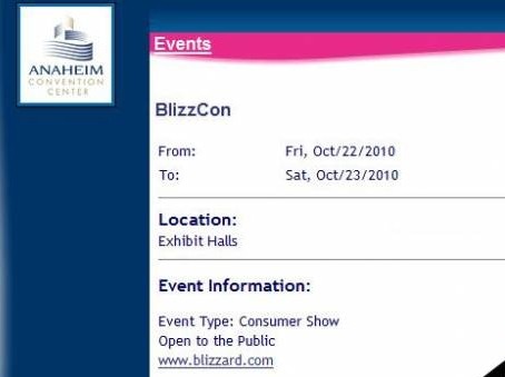 [快讯] 暴雪否认2010嘉年华遥遥无期