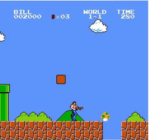 八仙过海各显神通-超级马里奥英雄人物穿越版