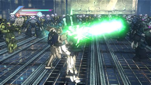 独角兽高达施展蓄力攻击 独角兽高达施展蓄力攻击