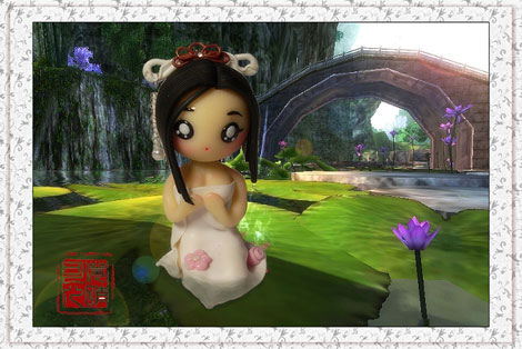 可儿软陶：鼻血！剑网3万花MM出浴图