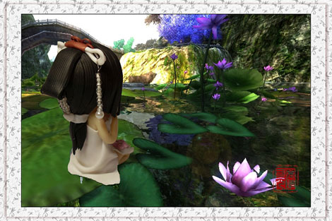 可儿软陶：鼻血！剑网3万花MM出浴图