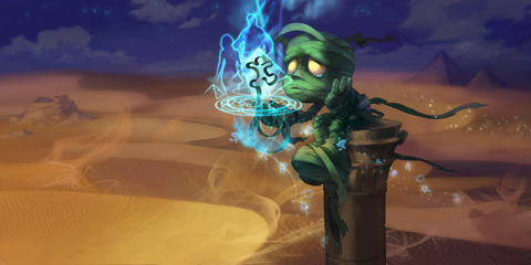 《英雄联盟》全新英雄原画 死神眼系列