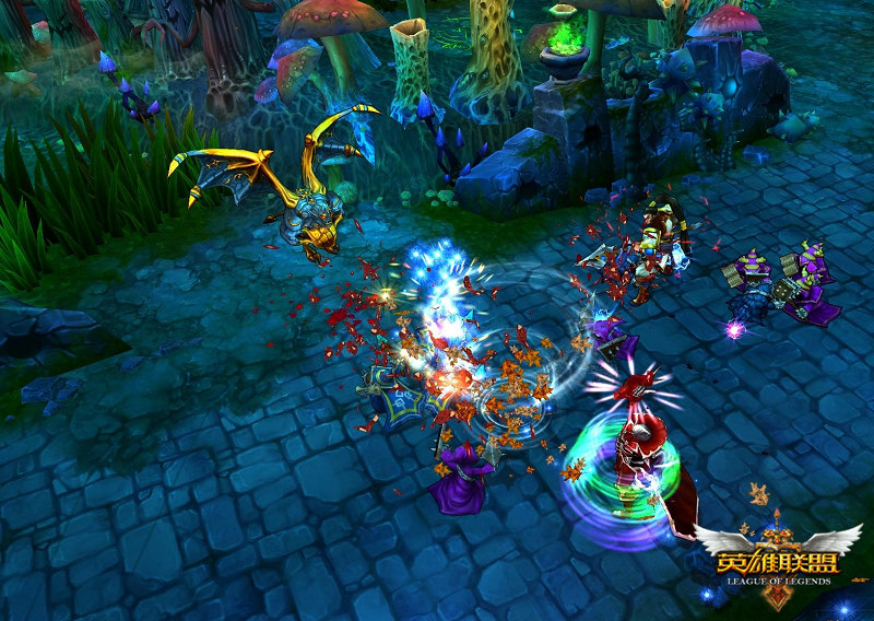 英雄联盟绚丽技能