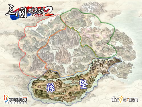 《三国群英传2》三分天下 势力分布介绍