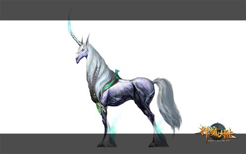 骑宠原画图 讲述《神魔大陆》奇幻风