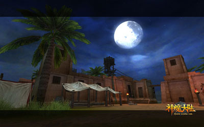 图片: 图1：《神魔大陆》截图-堆塔镇.jpg