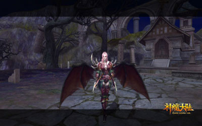 图片: 图1：《神魔大陆》圣光之翼效果-血族.jpg