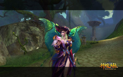 图片: 图4：《神魔大陆》圣光之翼效果-精灵.jpg