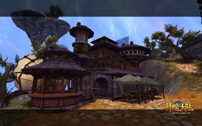 图片: 图1：《神魔大陆》2级浮空基地-酒吧.jpg