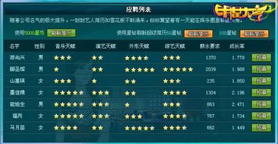 明星大亨最新图片