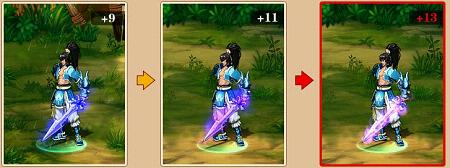 《名将三国》+13武器强化 极品出炉