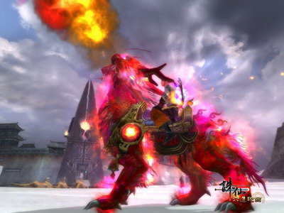 驾诛仙烈火战骑 迎红火“牛”年！