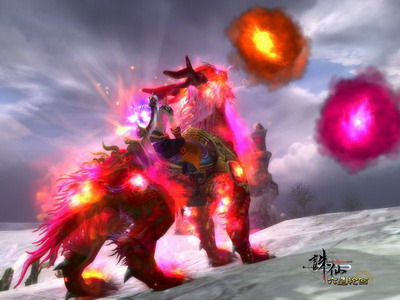 驾诛仙烈火战骑 迎红火“牛”年！