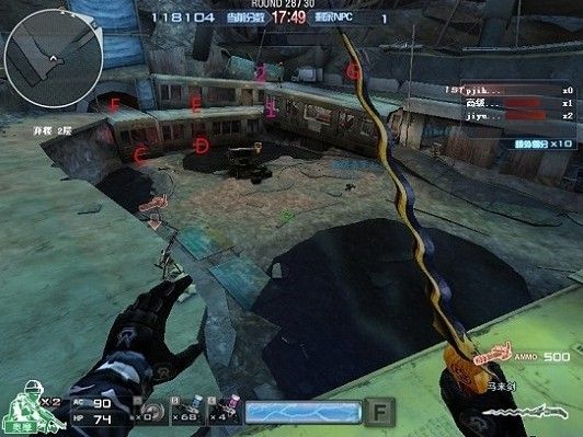 CF新版泰坦之怒新图巨人废墟卡位战术打法