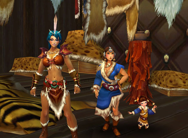 创世西游长安猎艳 分享与NPC合影留念