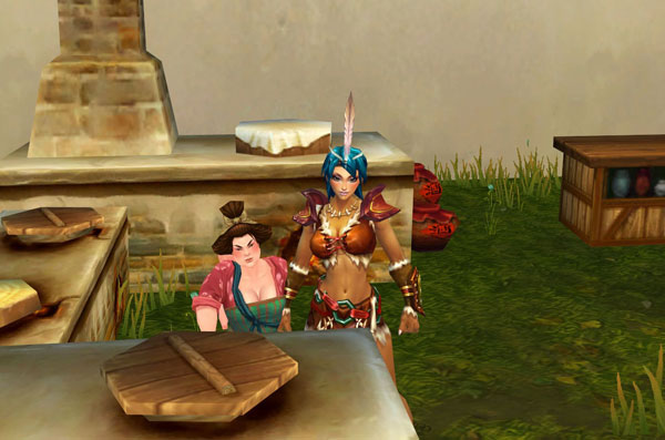 创世西游长安猎艳 分享与NPC合影留念