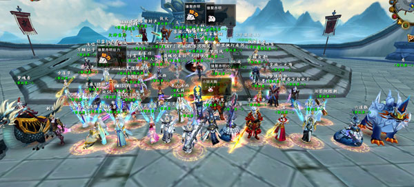 创世西游风扬云动缘聚赤明给力全家福