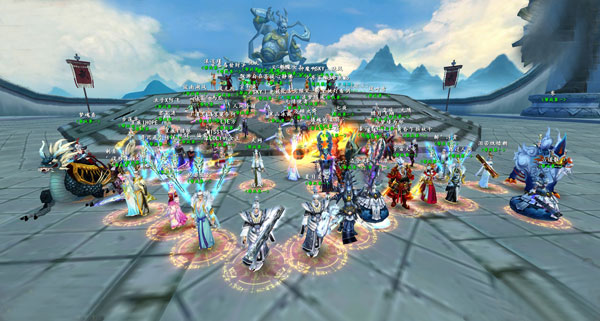 创世西游风扬云动缘聚赤明给力全家福