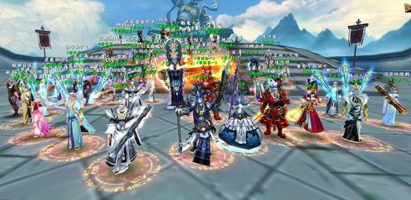 创世西游风扬云动缘聚赤明给力全家福