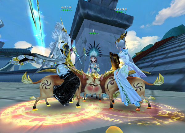 创世西游风扬云动缘聚赤明给力全家福