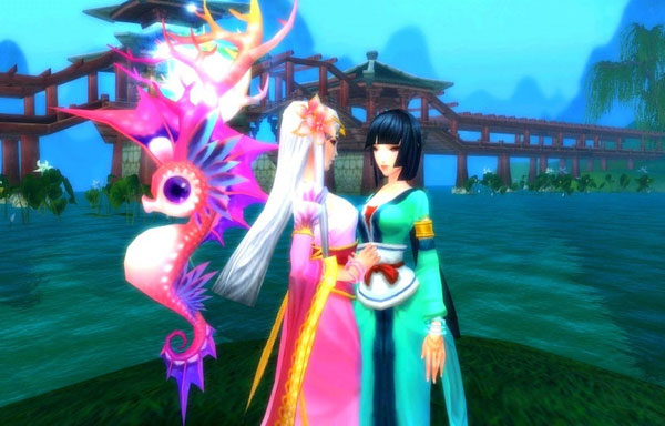 玩家截图留念 创世那年我们与粉嫩小海马