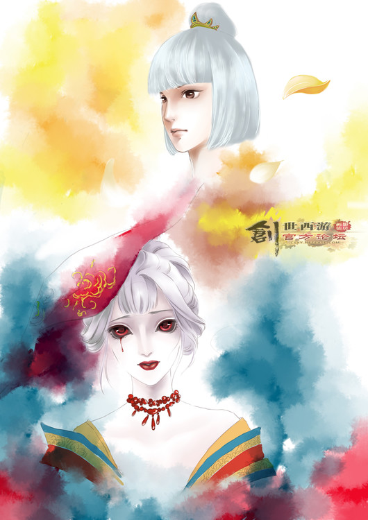 勤天馆出品创世西游手绘图佛与魔亦有情
