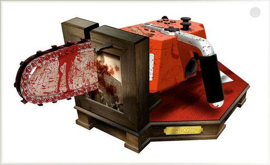 Nubytech公司推出的PS2版《生化危机4》电锯手柄 Nubytech公司推出的PS2版《生化危机4》电锯手柄