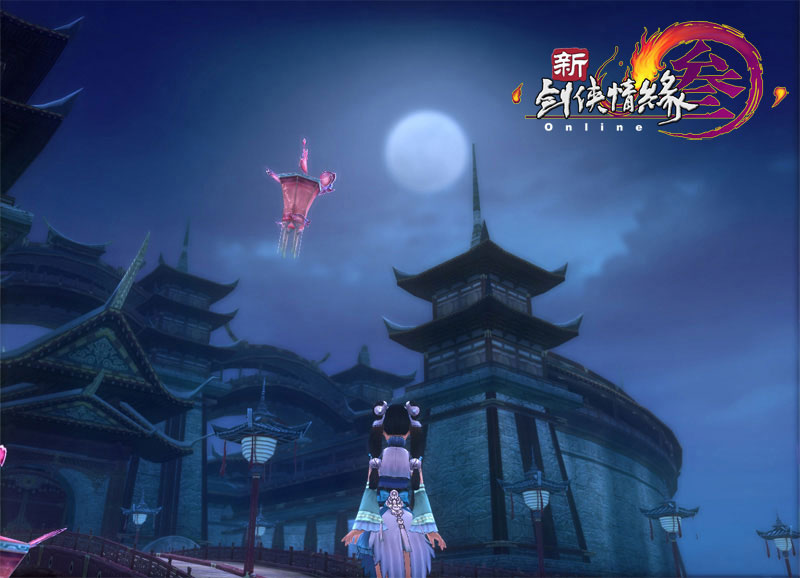 五彩缤纷浪漫花灯