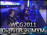 wcg2011世界总决赛小组赛Dignitas vs MYM