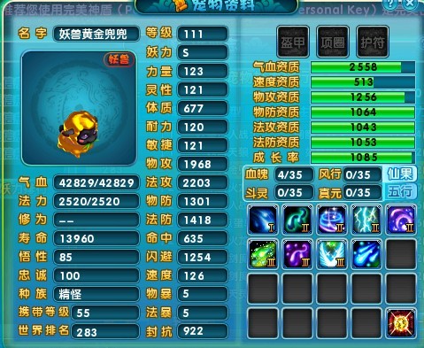 宠物展示 虎啸龙吟服第一只9+1黄金兜兜
