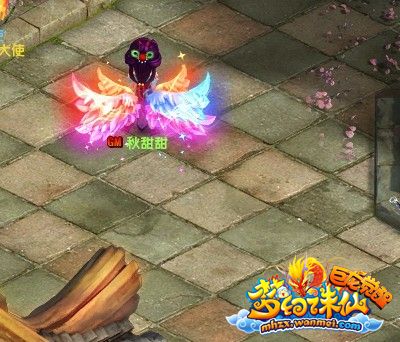 梦诛玩家分享 六翼天使赤炎碎羽效果图