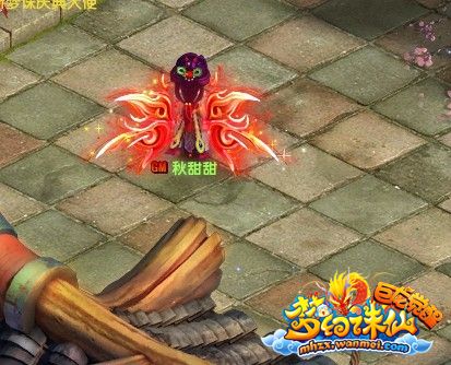 梦诛玩家分享 六翼天使赤炎碎羽效果图