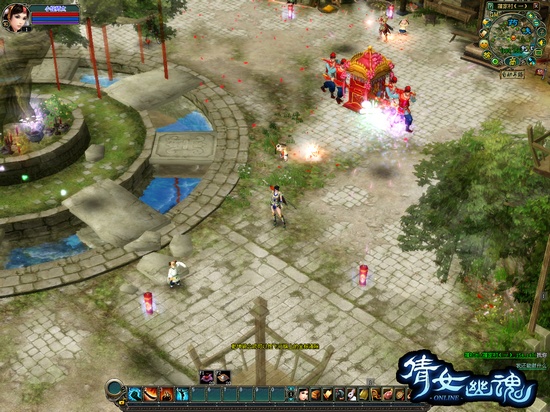 倩女幽魂新蒲家村截图曝光 蛛丝洞添CG