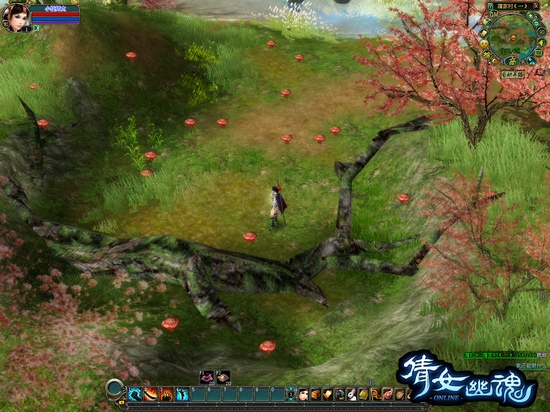 倩女幽魂新蒲家村截图曝光 蛛丝洞添CG