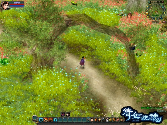 倩女幽魂新蒲家村截图曝光 蛛丝洞添CG