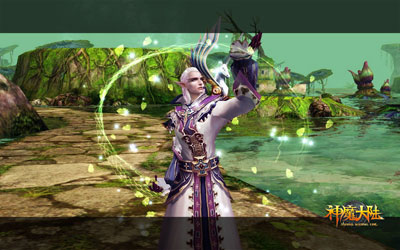 图片: 图3：《神魔大陆》实景截图—王子般的精灵.jpg