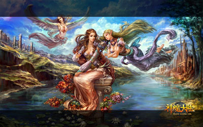 图片: 图1：《神魔大陆》原画—诸神降临.jpg