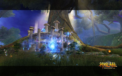 图片: 图4：《神魔大陆》实景截图—巨树实景.jpg
