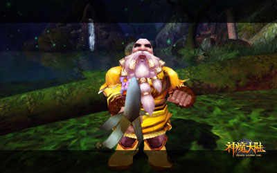 图片: 《神魔大陆》实景截图—大叔萌起来不是罪.jpg