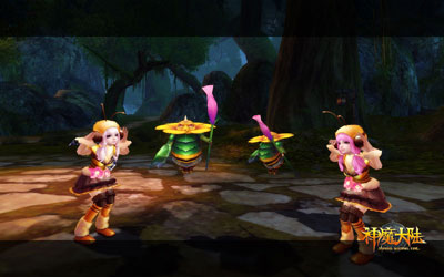 图片: 《神魔大陆》实景截图—萌系毕业照.jpg