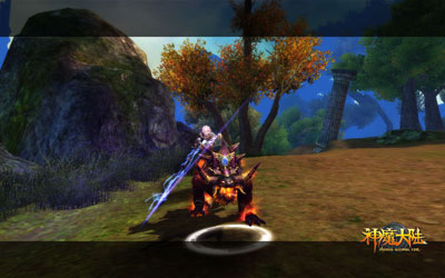 图片: 图1：《神魔大陆》实景截图—威风的骑士.jpg