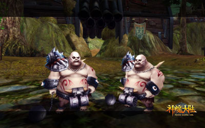 图片: 图1：《神魔大陆》实景截图-亲密“小弟”.jpg