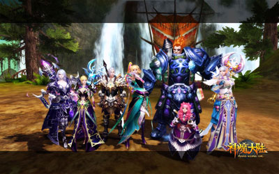 图片: 图3：《神魔大陆》实景截图-快乐的集体.jpg