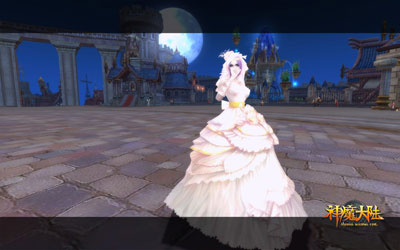 图片: 图2《神魔大陆》实景截图-金色森林之浪漫之恋.jpg