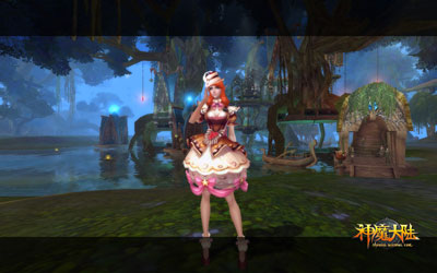 图片: 图3《神魔大陆》实景截图-温奇家庭之爱之心.jpg