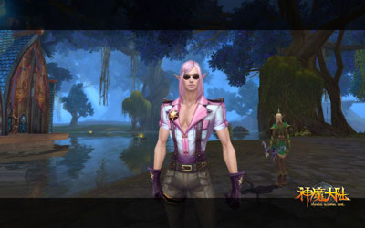 图片: 图8《神魔大陆》实景截图-粉红三叶草之荣耀军装.jpg