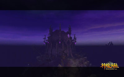 图片: 图3《神魔大陆》实景截图-神殿远观.jpg