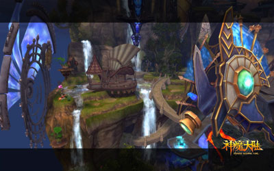 图片: 图3《神魔大陆》实景截图-华美建筑群.jpg