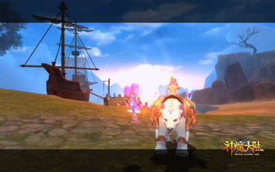 图片: 图1《神魔大陆》实景截图-夏季风情.jpg